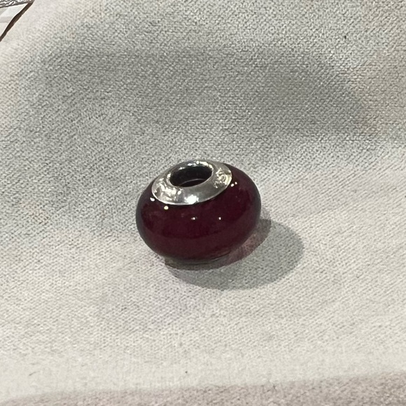 Kay Charmed Memories Red Murano Sterling Silver 925 Bead - Picture 1 of 4